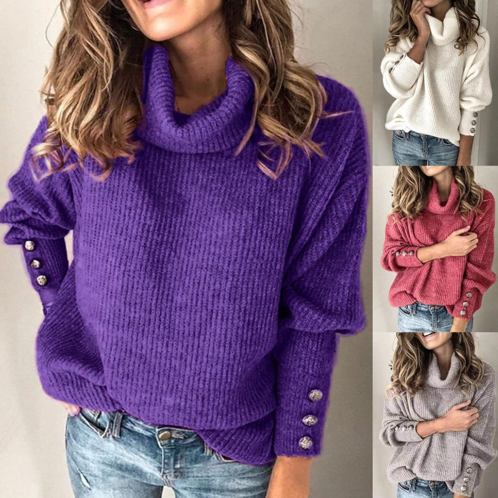 Lia - Oversize-Pullover mit Rollkragen