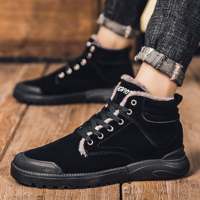 Spencer – Warme Herrenstiefeletten mit Plüschfutter