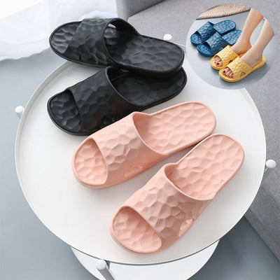 Jane – Geometrische Sommerschuhe für Zuhause und Badezimmer