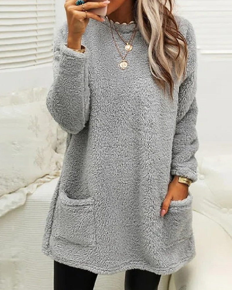 Shelly | Warmer längerer Pullover