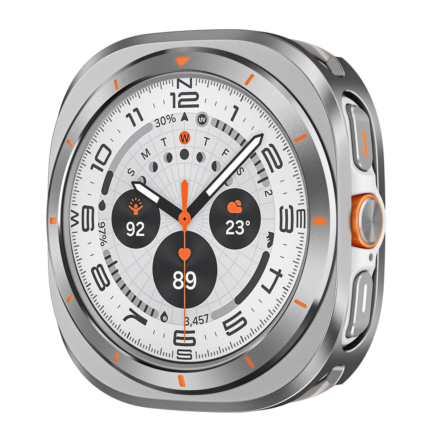 Vollrand Kratzfeste Metall 360° Schutzhülle für Samsung Galaxy Watch Ultra