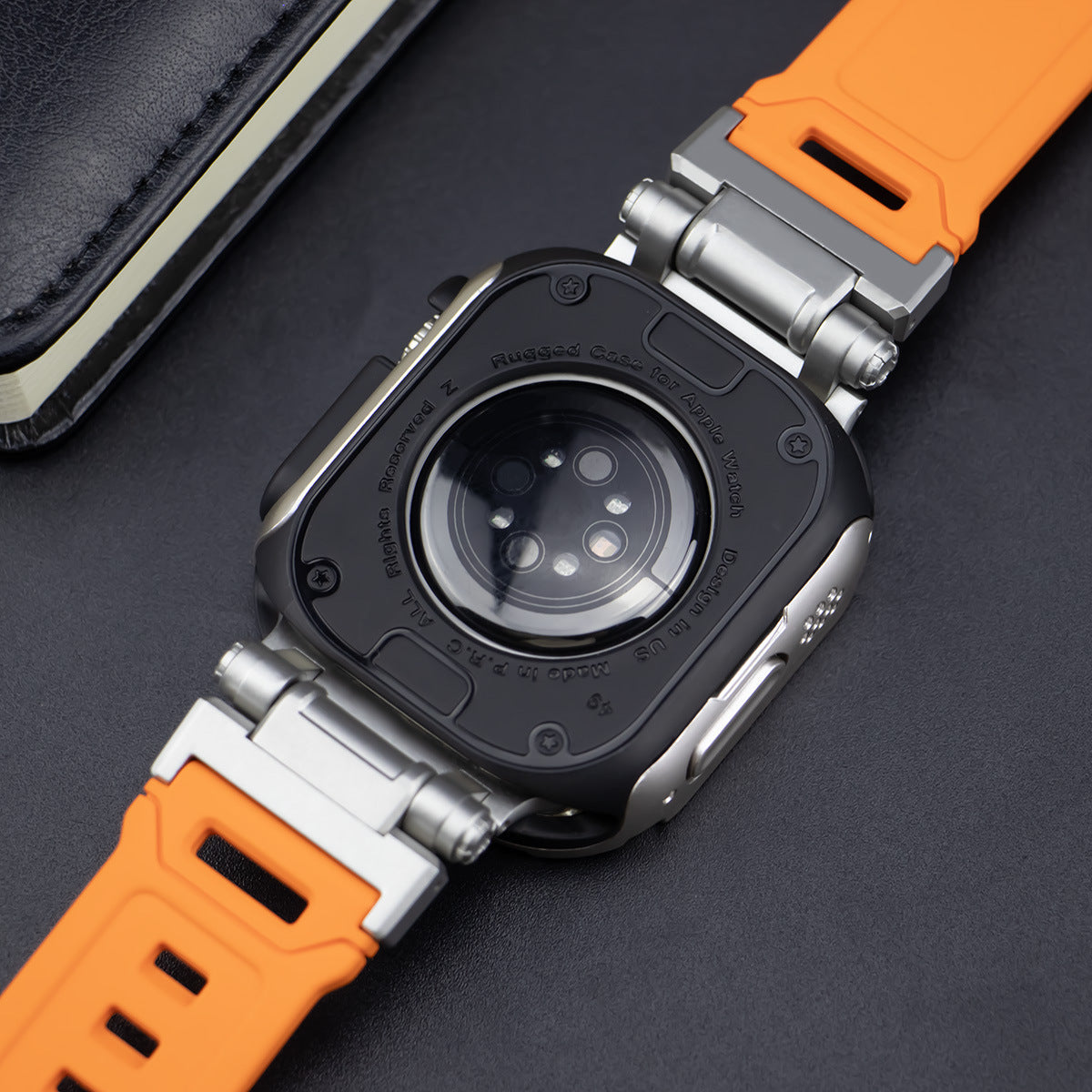 Explorer Tactical Fluoro Gummi Strape+ TPU+PC 2-in-1 Hülle für Apple Watch