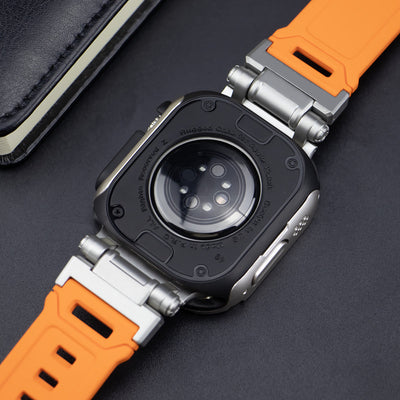 Explorer Tactical Fluoro Gummi Strape+ TPU+PC 2-in-1 Hülle für Apple Watch