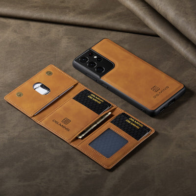 2 in 1 Abnehmbares Wallet Back Cover für Samsung Galaxy S25/S24/S23