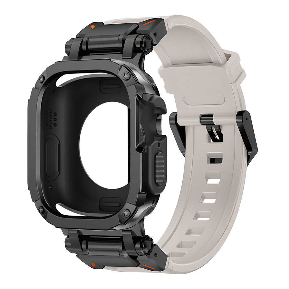 Explorer Tactical Fluoro Gummi Strape+ TPU+PC 2-in-1 Hülle für Apple Watch