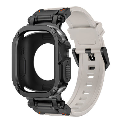 Explorer Tactical Fluoro Gummi Strape+ TPU+PC 2-in-1 Hülle für Apple Watch
