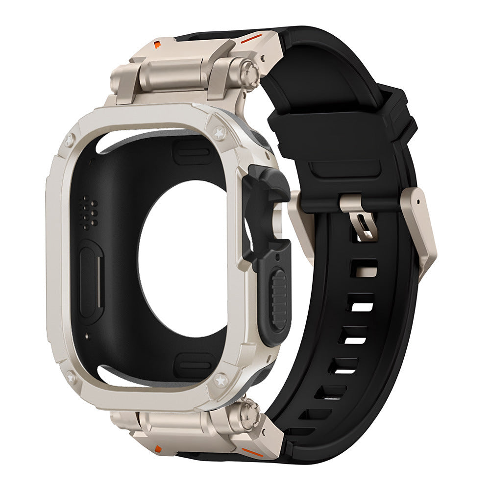 Explorer Tactical Fluoro Gummi Strape+ TPU+PC 2-in-1 Hülle für Apple Watch