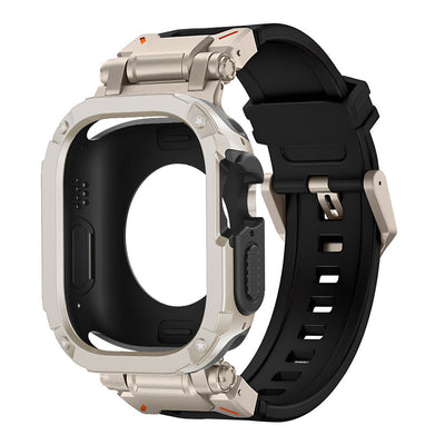 Explorer Tactical Fluoro Gummi Strape+ TPU+PC 2-in-1 Hülle für Apple Watch
