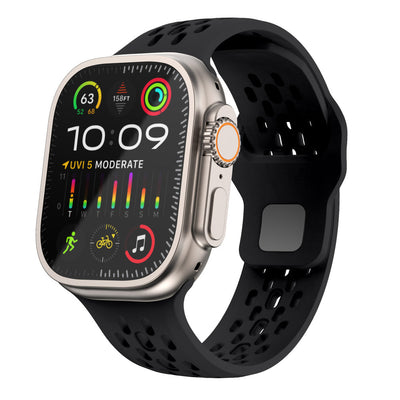 FKM Gummi Atmungsaktives Armband für die Apple Watch