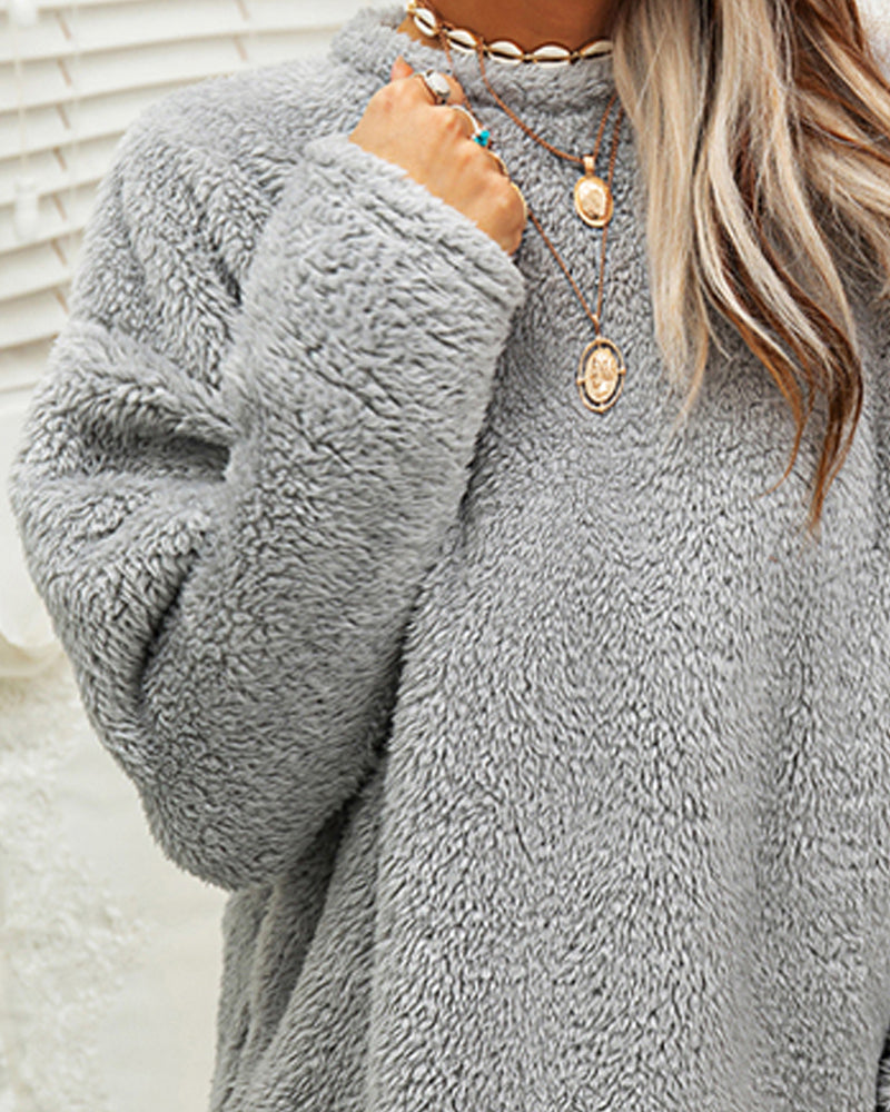 Shelly | Warmer längerer Pullover