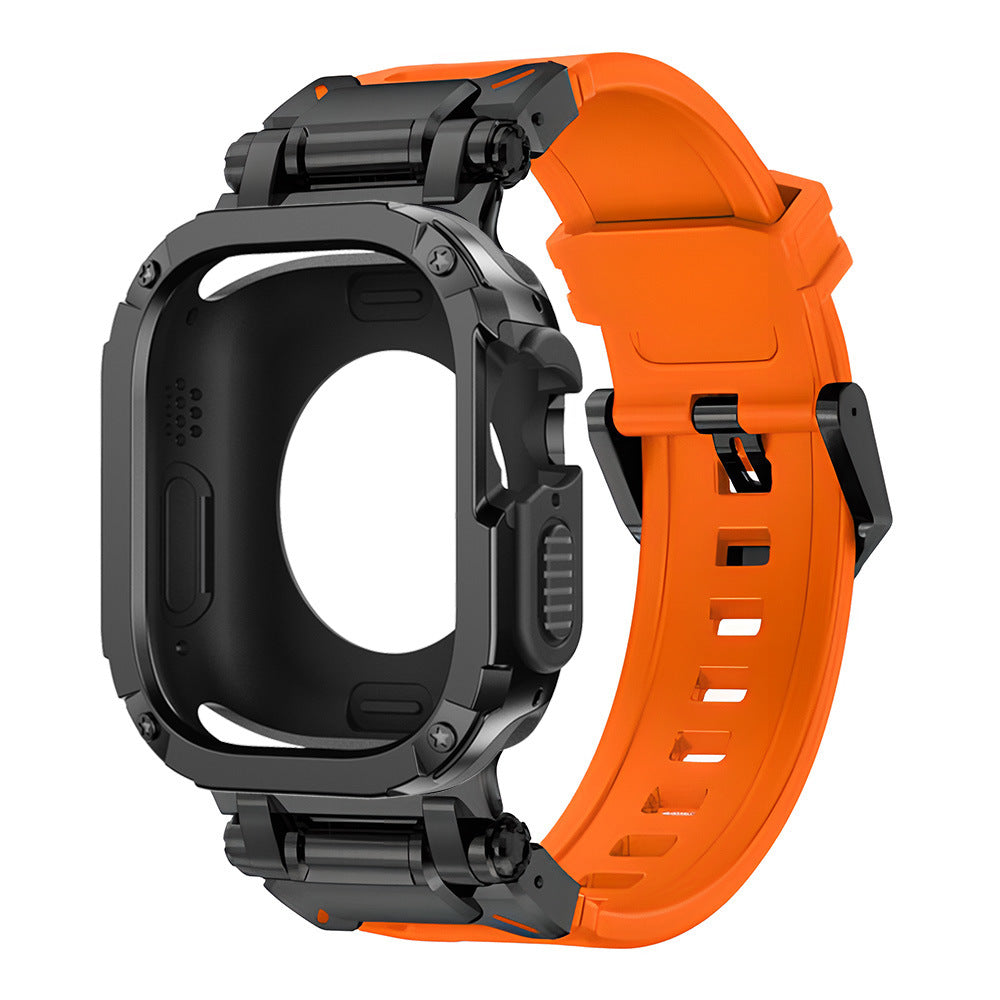 Explorer Tactical Fluoro Gummi Strape+ TPU+PC 2-in-1 Hülle für Apple Watch