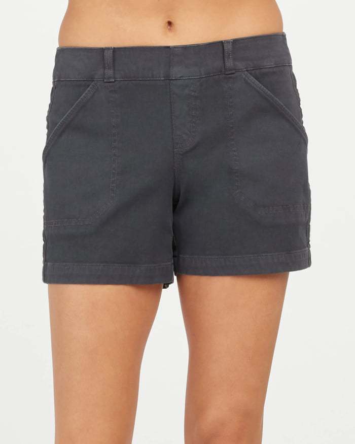 Heidi – Hohe Taillen-Latzhose aus Baumwolle und Leinen, lässige Hose, dünne A-Linie
