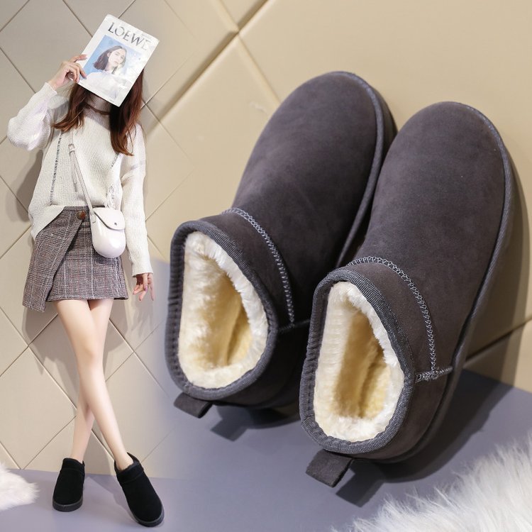 Brenda – Dicke Plüschstiefel für Damen