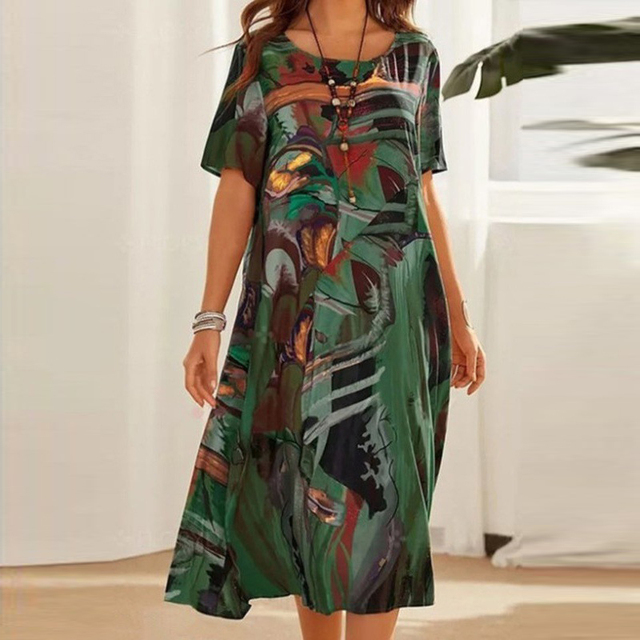 Paige - Bequemes Blumenkleid