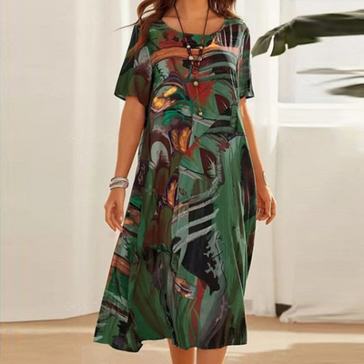 Paige - Bequemes Blumenkleid