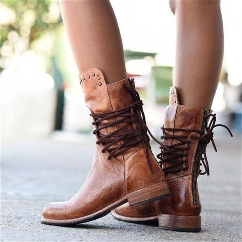 Maura | Lederboots mit Schnürung