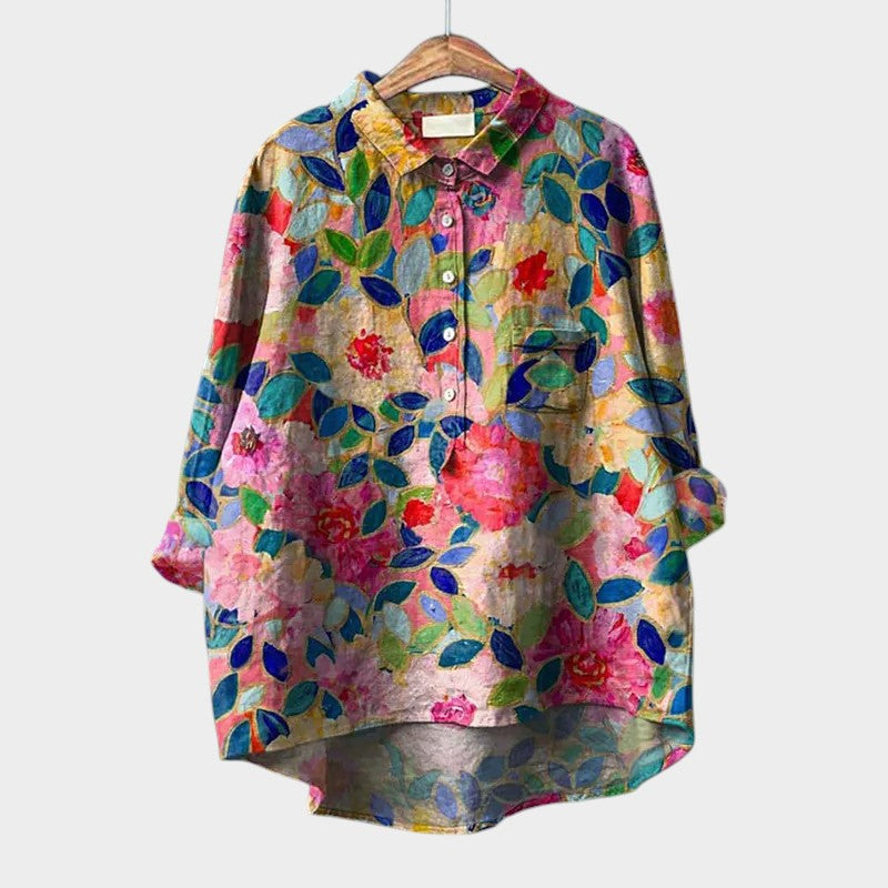 Louna™ | Elegante Bluse mit Blumenmuster