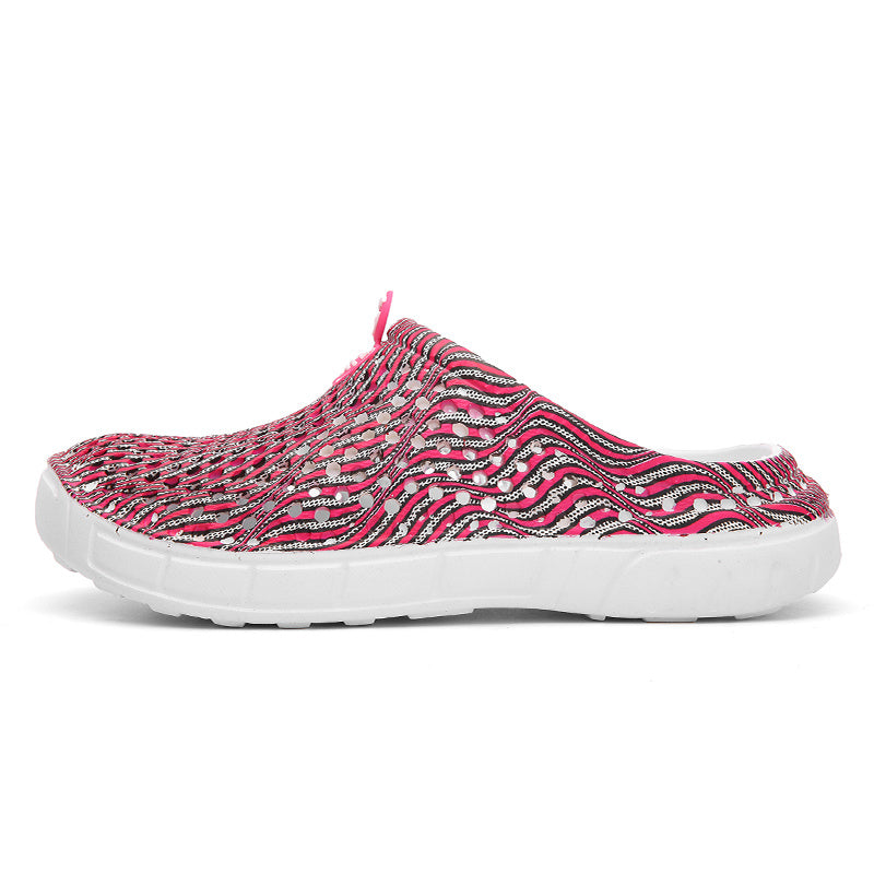 Jacqueline – Damen-Pantoletten mit Cut-Outs