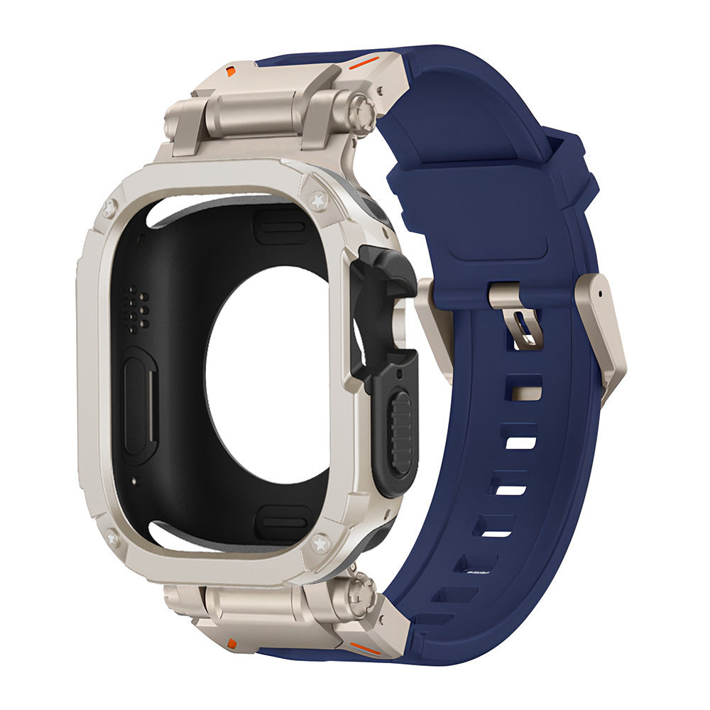 Explorer Tactical Fluoro Gummi Strape+ TPU+PC 2-in-1 Hülle für Apple Watch