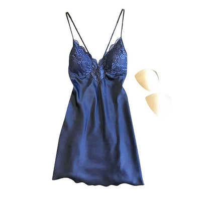 Alice – Satin Pyjama mit Spitze für Damen