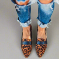 Gelber Leopardenprint