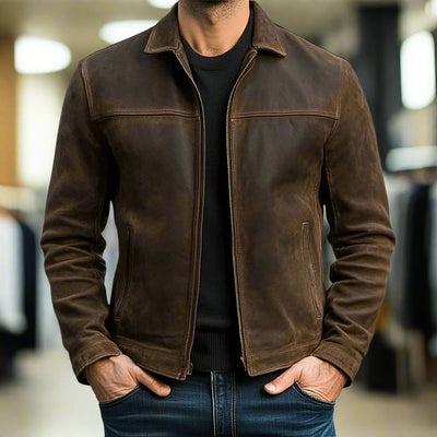 Phillip | Premium Leder-Zip-Jacke