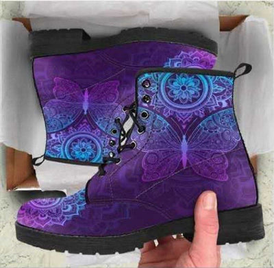 Katy – Bedruckte Damen-Schnürstiefel