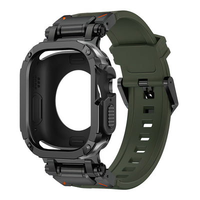 Explorer Tactical Fluoro Gummi Strape+ TPU+PC 2-in-1 Hülle für Apple Watch