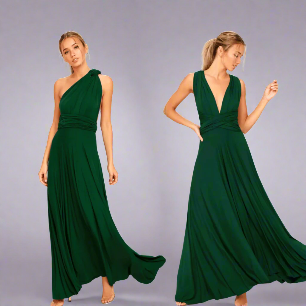 Dagmar | Wickelkleid aus hochwertigem Stoff für elegante Auftritte