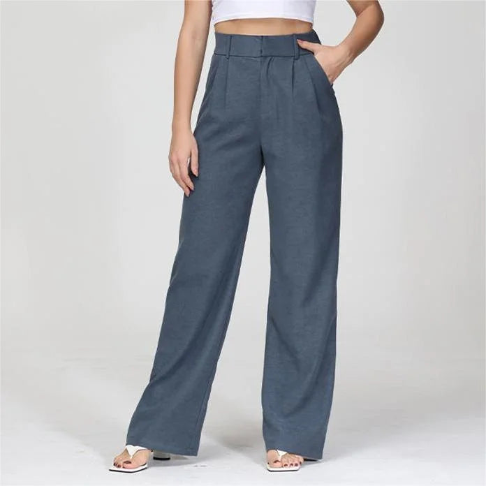 Maßgeschneiderte Hose mit weitem Bein