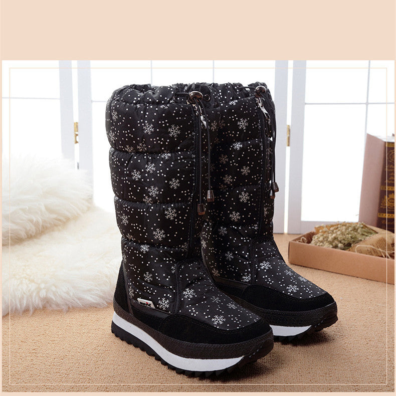 Claire – Damen Winterstiefel mit warmem Kunstfell