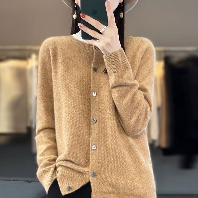 Emily – Merino Wollcardigan mit Kaschmir