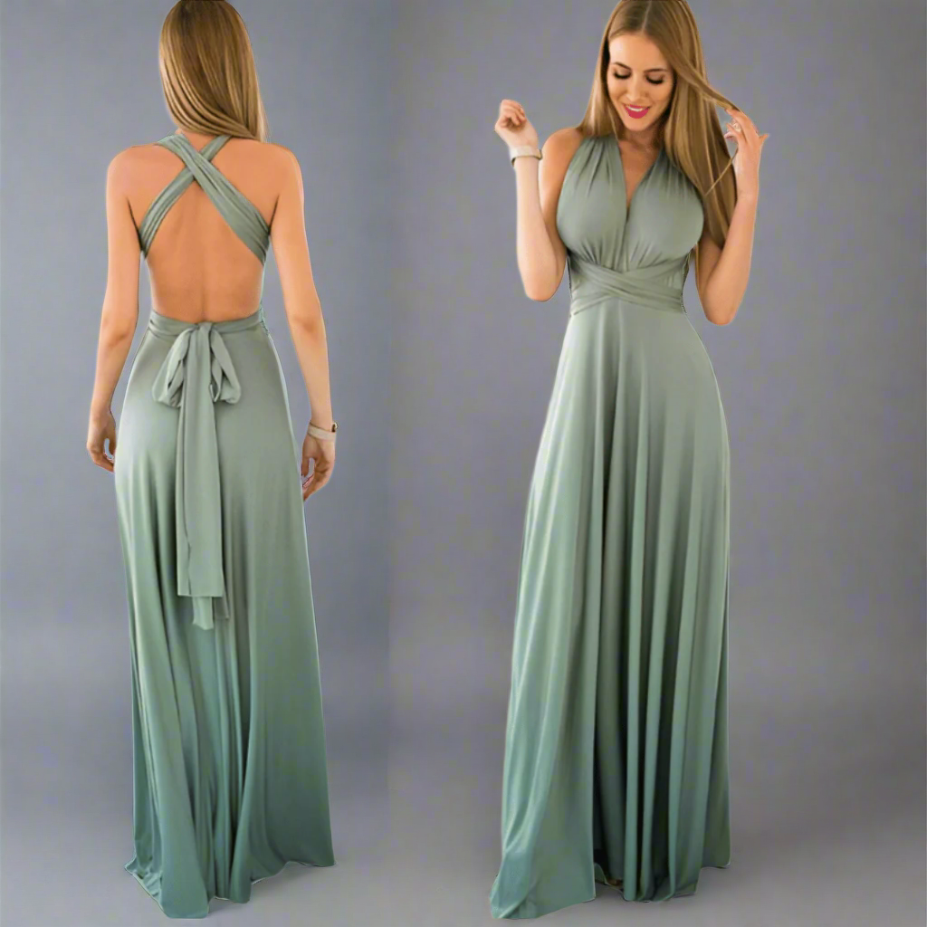 Dagmar | Wickelkleid aus hochwertigem Stoff für elegante Auftritte