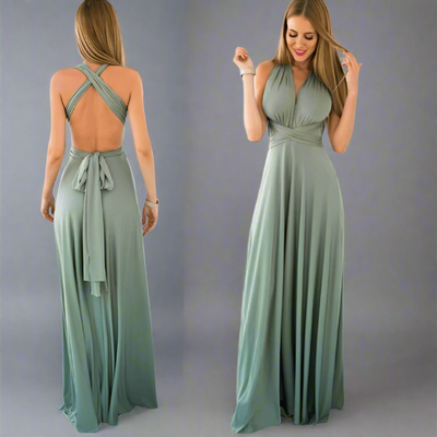 Dagmar | Wickelkleid aus hochwertigem Stoff für elegante Auftritte