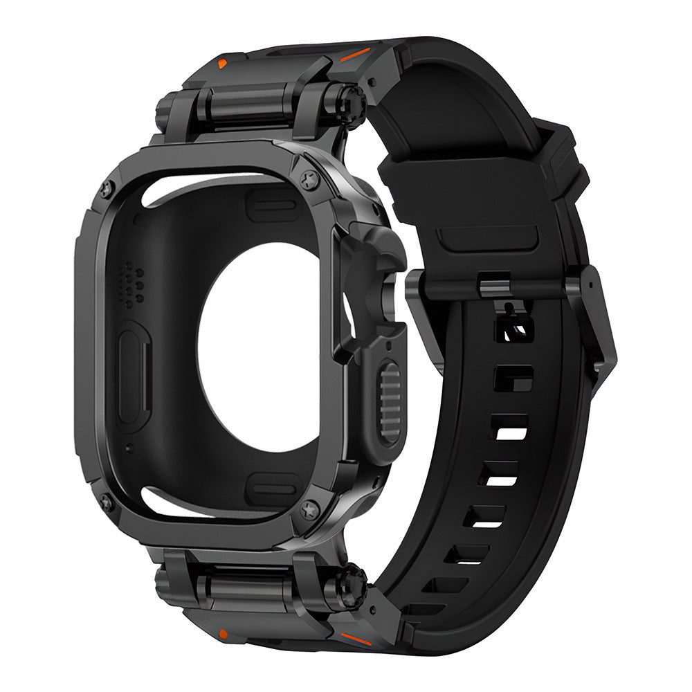 Explorer Tactical Fluoro Gummi Strape+ TPU+PC 2-in-1 Hülle für Apple Watch