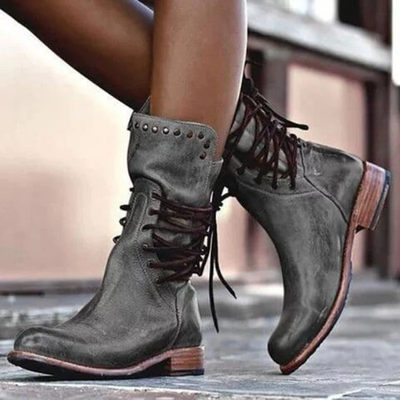 Maura | Lederboots mit Schnürung