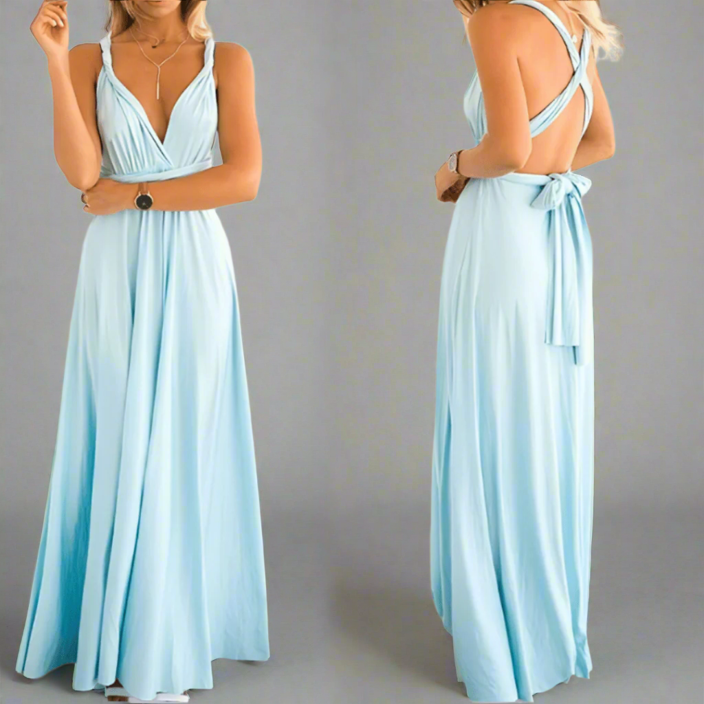 Dagmar | Wickelkleid aus hochwertigem Stoff für elegante Auftritte