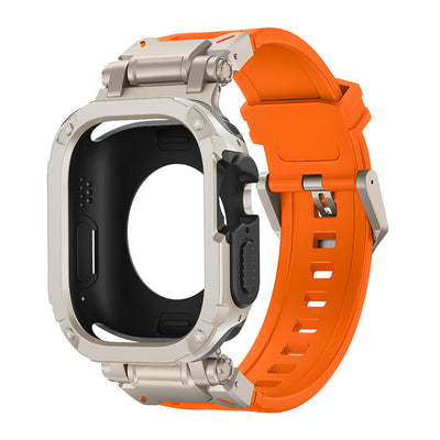 Explorer Tactical Fluoro Gummi Strape+ TPU+PC 2-in-1 Hülle für Apple Watch