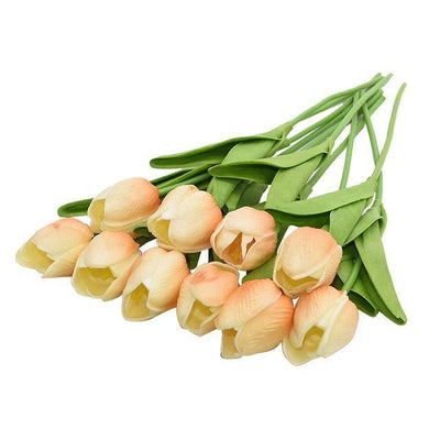 10-teilige Kunsttulpen Künstliche Blumen