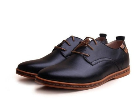 Ronald – Bequeme Herrenhalbschuhe aus Premium Veganem Leder
