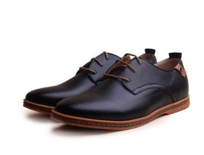 Ronald – Bequeme Herrenhalbschuhe aus Premium Veganem Leder