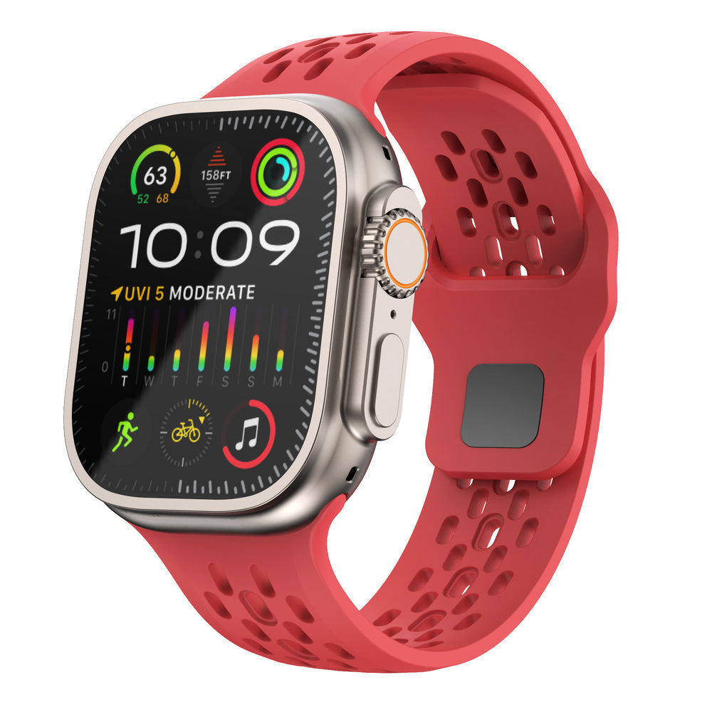 FKM Gummi Atmungsaktives Armband für die Apple Watch