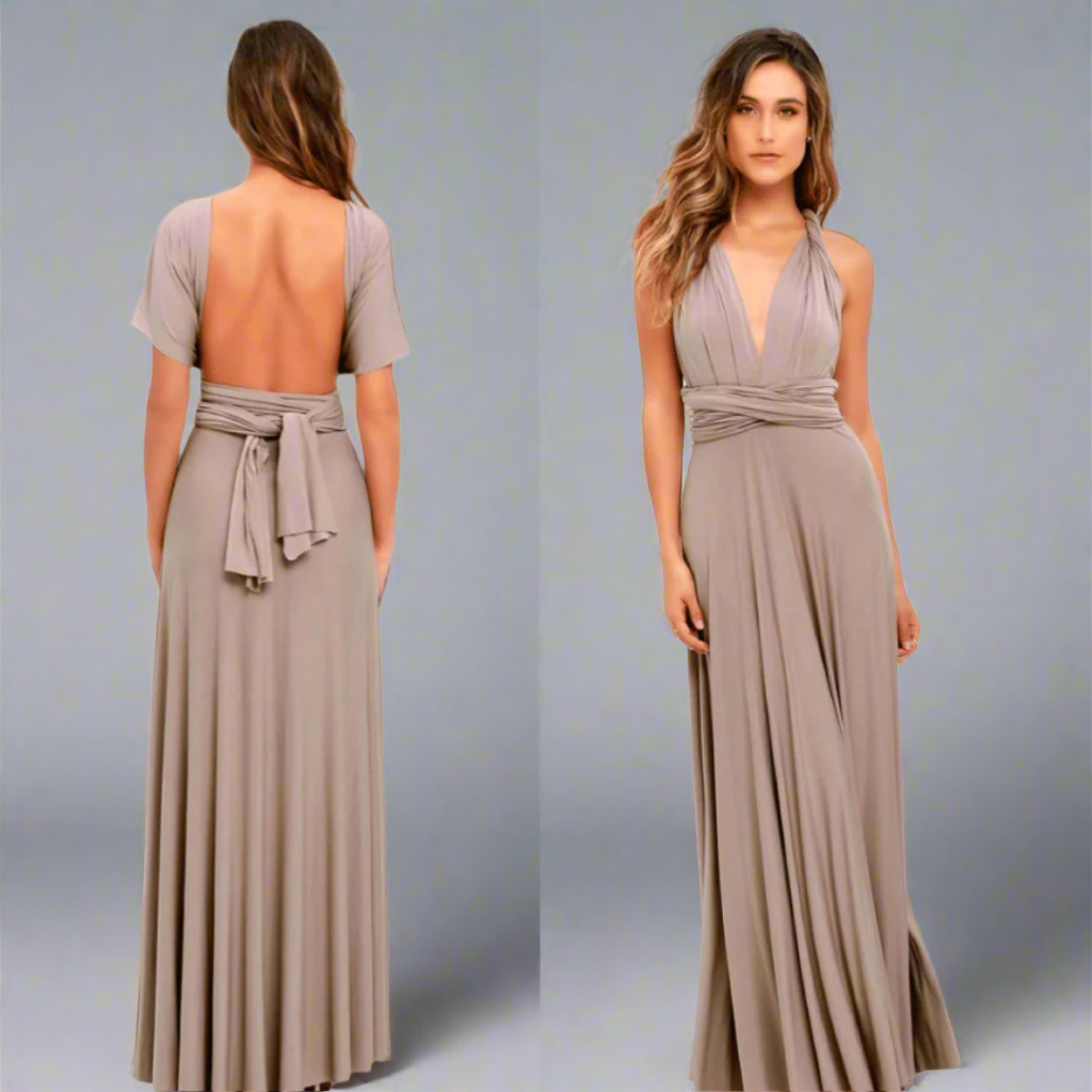 Dagmar | Wickelkleid aus hochwertigem Stoff für elegante Auftritte