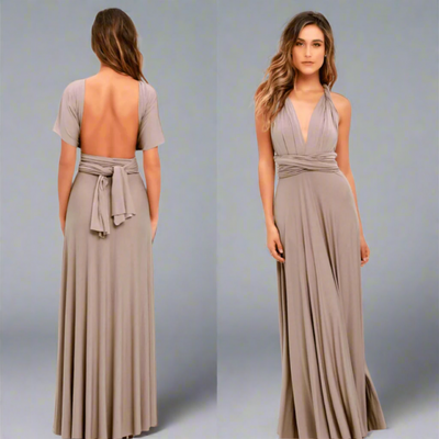 Dagmar | Wickelkleid aus hochwertigem Stoff für elegante Auftritte