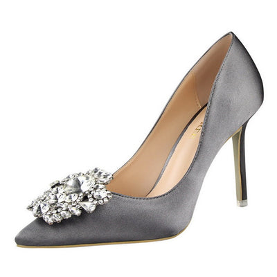 Rachael – Stiletto High Heels aus Premium Veganem Leder mit Spitzem Zehen