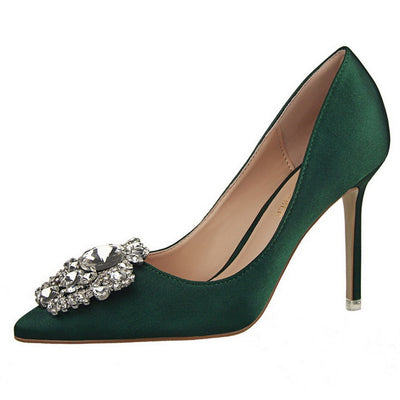 Rachael – Stiletto High Heels aus Premium Veganem Leder mit Spitzem Zehen