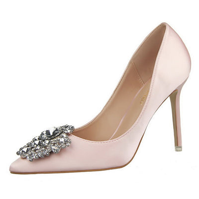 Rachael – Stiletto High Heels aus Premium Veganem Leder mit Spitzem Zehen