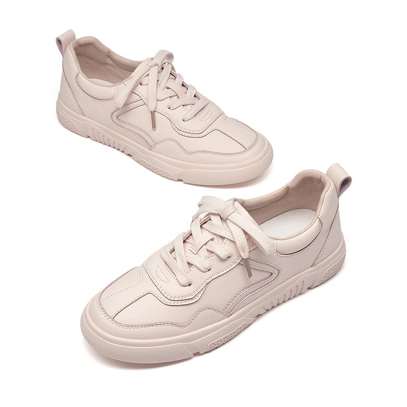 Katie – Bequeme Damen-Schuhe aus veganem Leder in einfarbig, flach und atmungsaktiv
