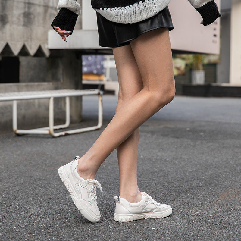 Katie – Bequeme Damen-Schuhe aus veganem Leder in einfarbig, flach und atmungsaktiv