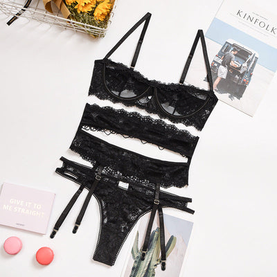 Judith – Transparentes Spitzen-BH-Set für Damen